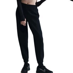 Nike Black Thema Fit 100% Cotton Yoga Pants Joggers Plus Size 2X New